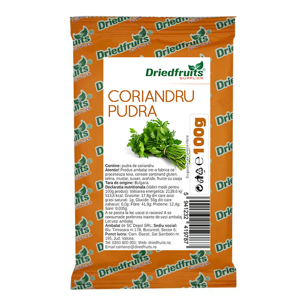 Coriandru pudra - 100 g imagine produs 2021 Dried Fruits